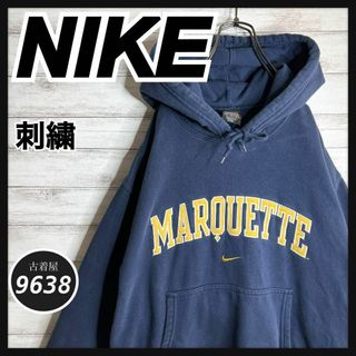 ナイキ(NIKE)の【入手困難!!】ナイキ ✈︎刺繍 アーチロゴ マーケット州 ゆるだぼ 裏起毛(パーカー)