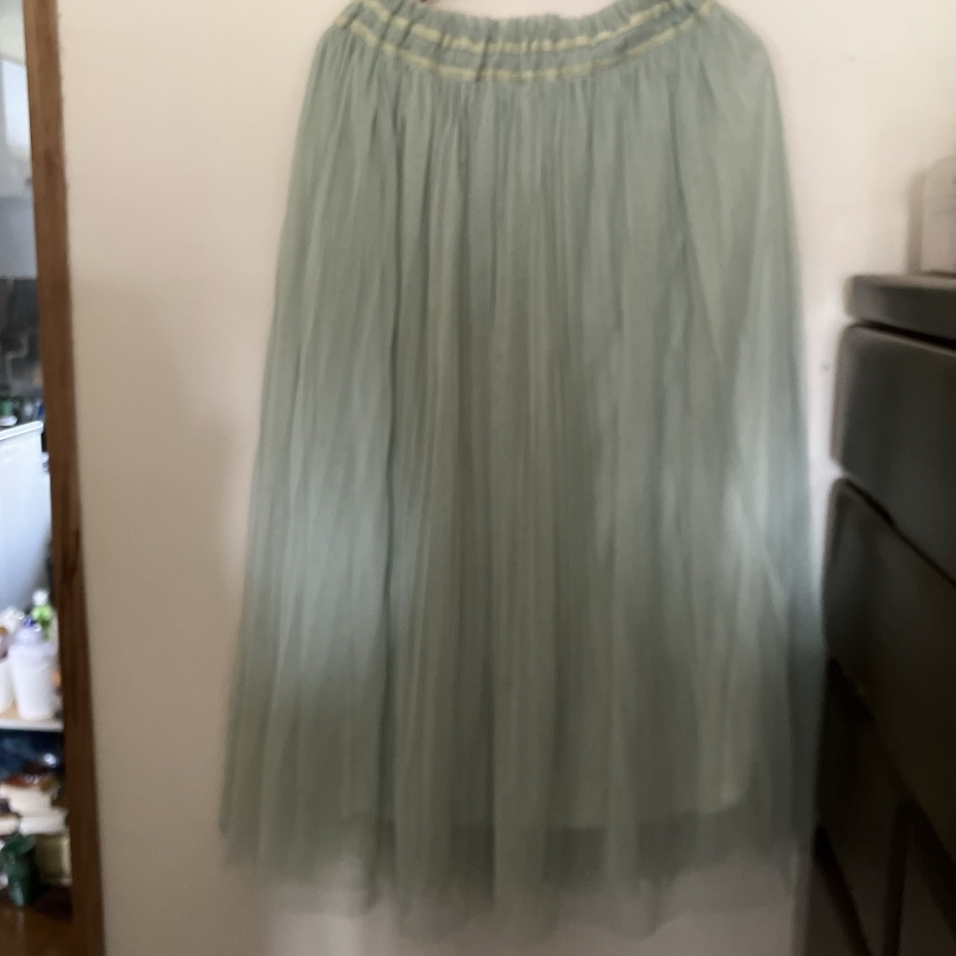 春物フレアロングスカート レディースのスカート(ロングスカート)の商品写真