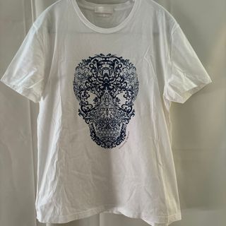 アレキサンダーマックイーン(Alexander McQueen)の美品！ マックイーンスカルTシャツペイズリー(Tシャツ/カットソー(半袖/袖なし))