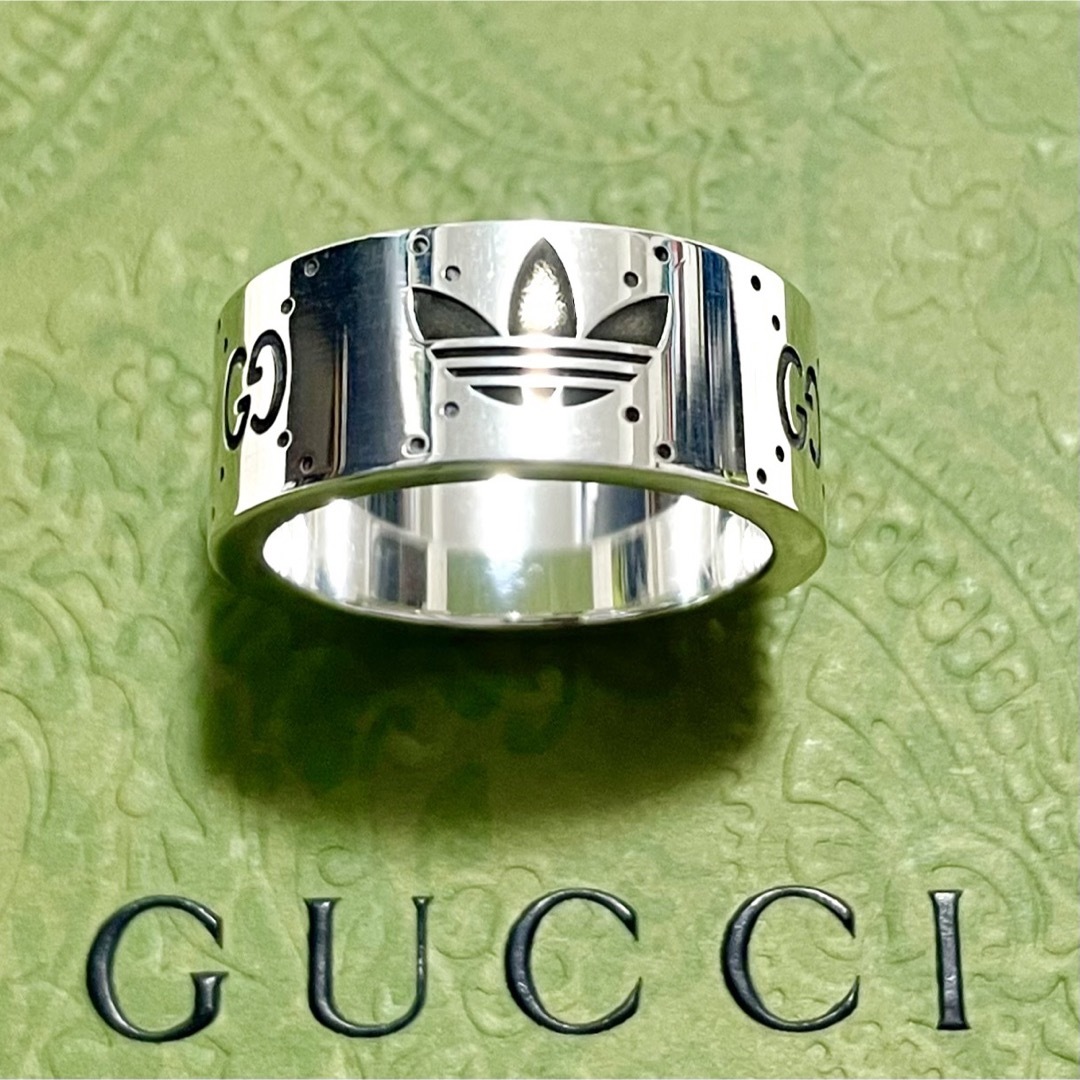 GUCCI Adidas グッチ アディダス コラボ エングレービングリング | フリマアプリ ラクマ GUCCI Adidas グッチ アディダス コラボ エングレービングリング | フリマアプリ ラクマ