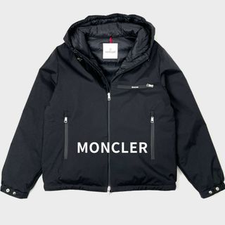 モンクレール(MONCLER)の美品 MONCLER モンクレール LOUPIAC ナイロン ダウン 2 M 黒(ダウンジャケット)