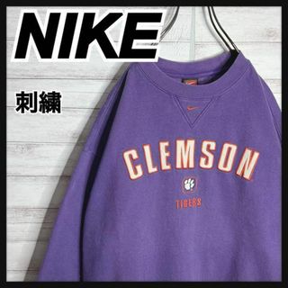 ナイキ(NIKE)の【入手困難!!】ナイキ ✈︎刺繍ロゴ CLEMSON アーチロゴ ゆるだぼ(スウェット)