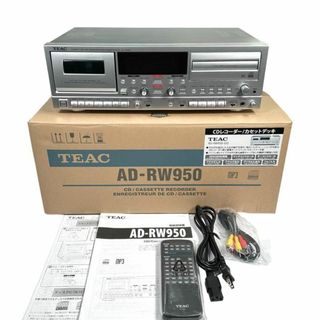 優良中古品・元箱付属 TEAC CDレコーダー/カセットデッキ AD-RW950(その他)