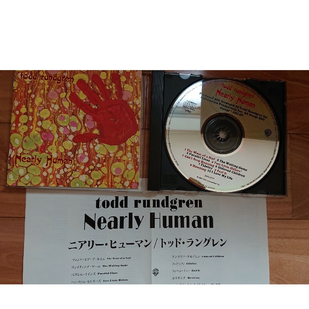 ニアリーヒューマン トッドラングレン エンタメ/ホビーのCD(ポップス/ロック(洋楽))の商品写真