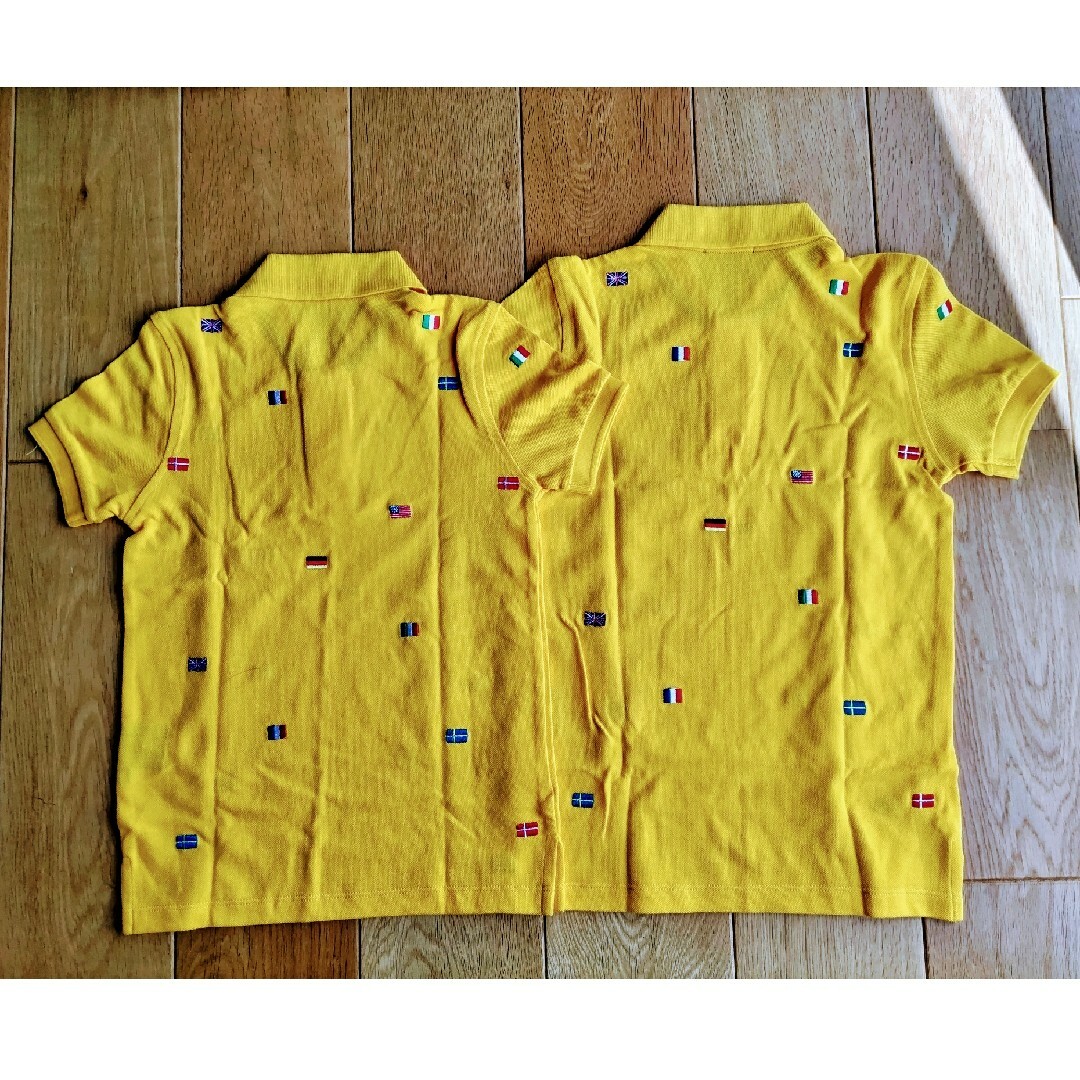 【子供服・新品】ポロシャツ2枚セット キッズ/ベビー/マタニティのキッズ服男の子用(90cm~)(Tシャツ/カットソー)の商品写真