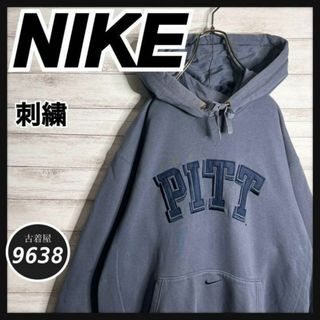 ナイキ(NIKE)の【入手困難!!】ナイキ ✈︎刺繍ロゴ pitt ゆるだぼ VINTAGE(パーカー)