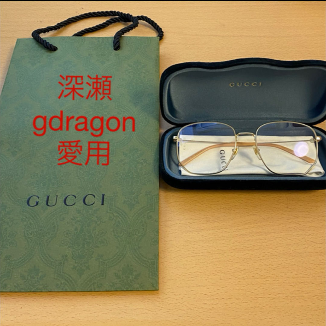 GUCCI グッチ スクエアフレームメタルサングラス 深瀬 G-DRAGON GUCCI グッチ スクエアフレームメタルサングラス 深瀬 G-DRAGON