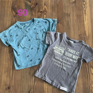 90サイズTシャツ2枚セット(Tシャツ/カットソー)