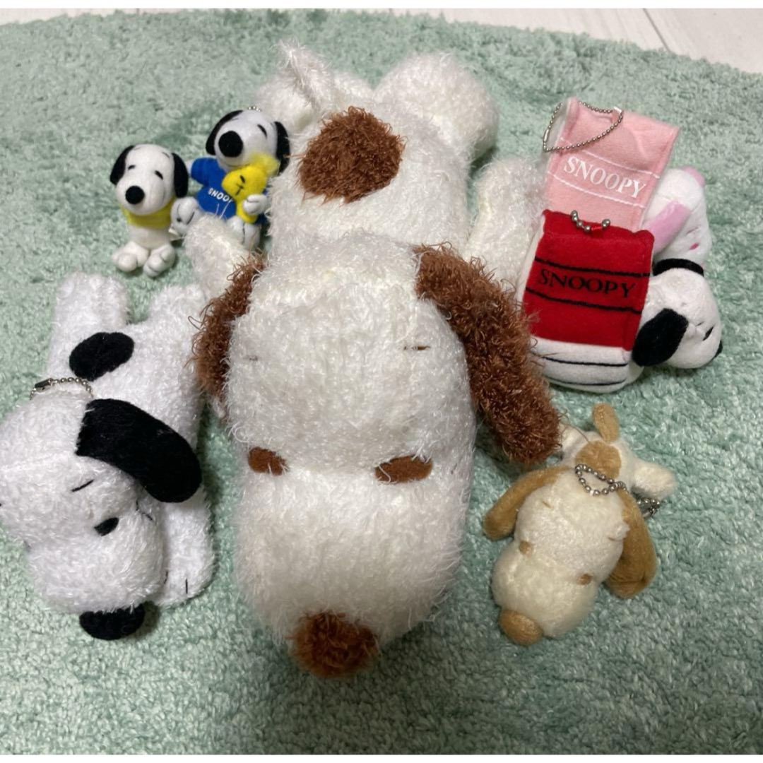 SNOOPY(スヌーピー)のSNOOPY スヌーピー　ぬいぐるみキーホルダーセット　おまとめ大量セット エンタメ/ホビーのおもちゃ/ぬいぐるみ(キャラクターグッズ)の商品写真