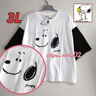 SNOOPY - 【新品☆】スヌーピー  Tシャツ(半袖)　3L