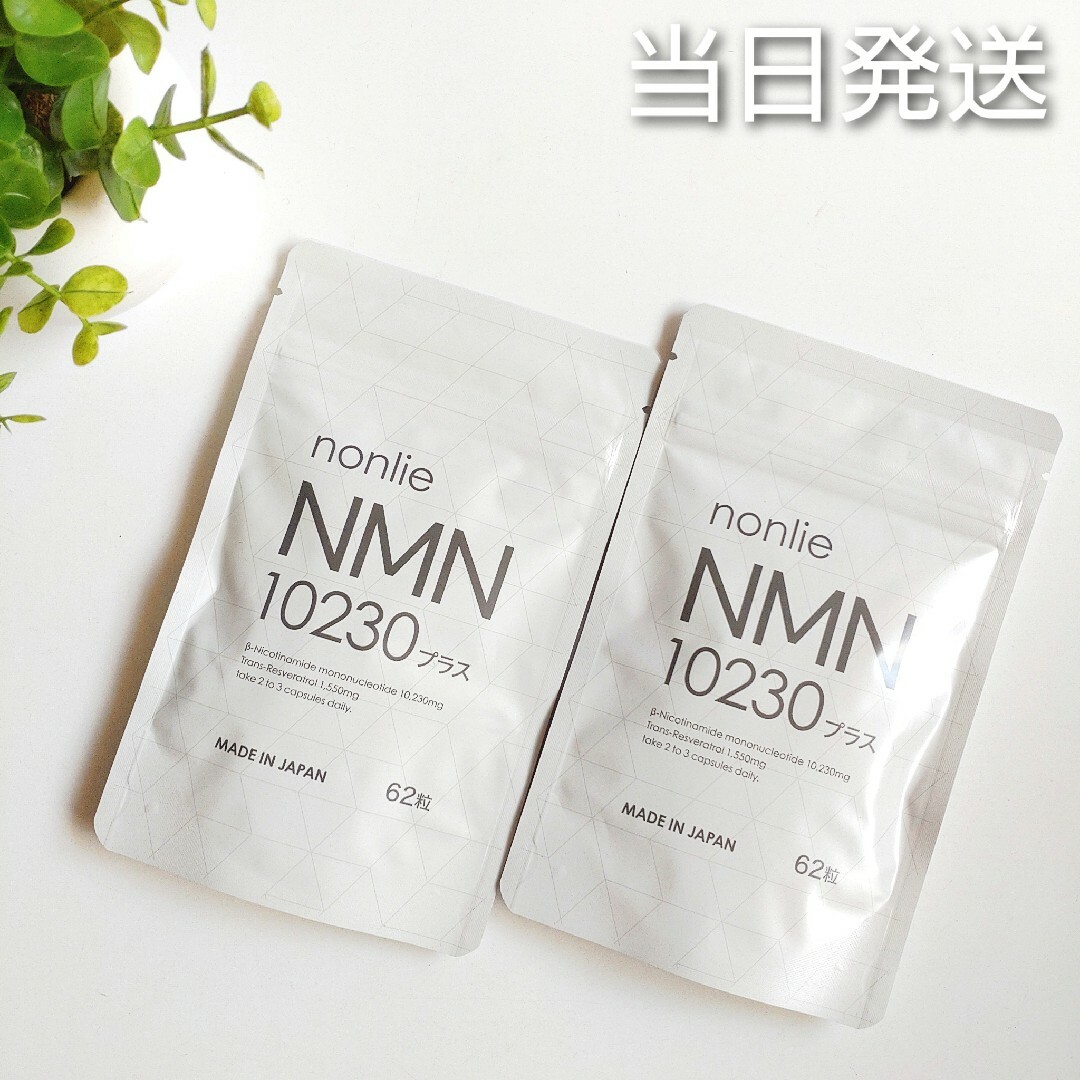 ✽当日発送✽ nonlie ノンリ NMN10230プラス 2袋【新品未開封】 食品/飲料/酒の健康食品(その他)の商品写真