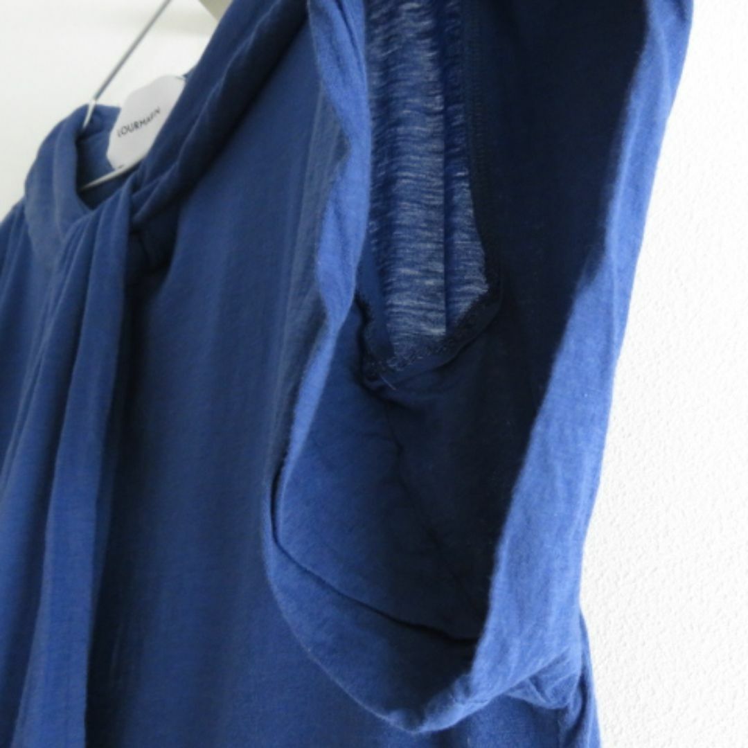 LOURMARIN(ルールマラン)のLOURMARIN ルールマラン　涼しい　夏　カットソー　Tシャツ　リボン レディースのトップス(Tシャツ(半袖/袖なし))の商品写真