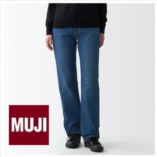 MUJI (無印良品) - 無印良品 ストレッチ デニム ストレートパンツ サイズ 24 MUJI 