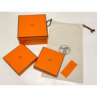 エルメス(Hermes)のHERMES エルメス 空箱 シューズ保存袋 まとめ 4点セット(ショップ袋)