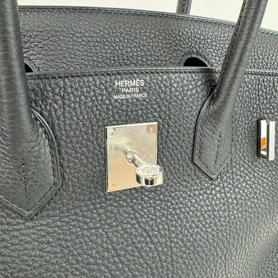 Hermes(エルメス)の新品未使用 HERMES エルメス Birkin30 バーキン30 Noir ノワール Togo トゴ PHW シルバー金具 B刻 レディースのバッグ(ハンドバッグ)の商品写真