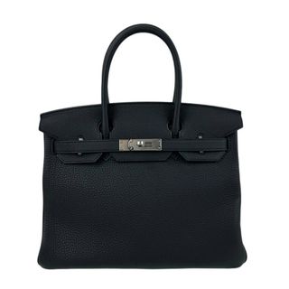 エルメス(Hermes)の新品未使用 HERMES エルメス Birkin30 バーキン30 Noir ノワール Togo トゴ PHW シルバー金具 B刻(ハンドバッグ)