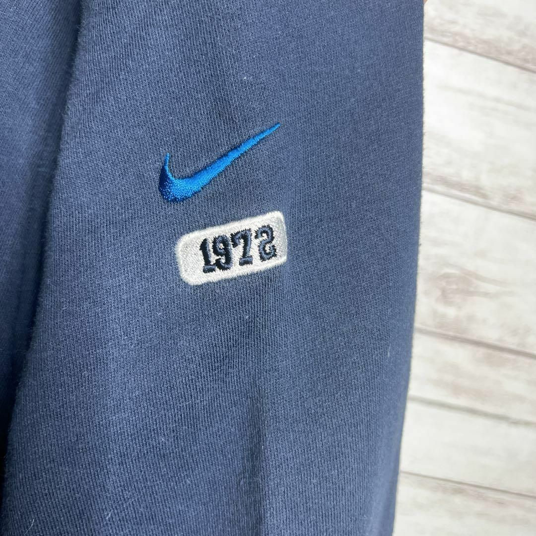 NIKE(ナイキ)の【入手困難!!】ナイキ ✈︎刺繍 ハーフジップ ゆるだぼ 裏起毛 肉厚 メンズのトップス(パーカー)の商品写真