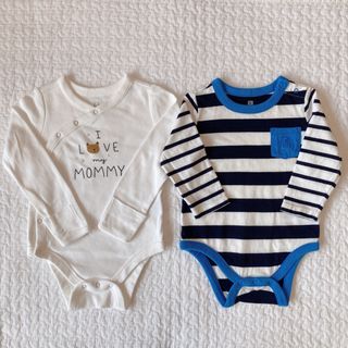 ベビーギャップ(babyGAP)の美品　BabyGapロンパースセット70(ロンパース)