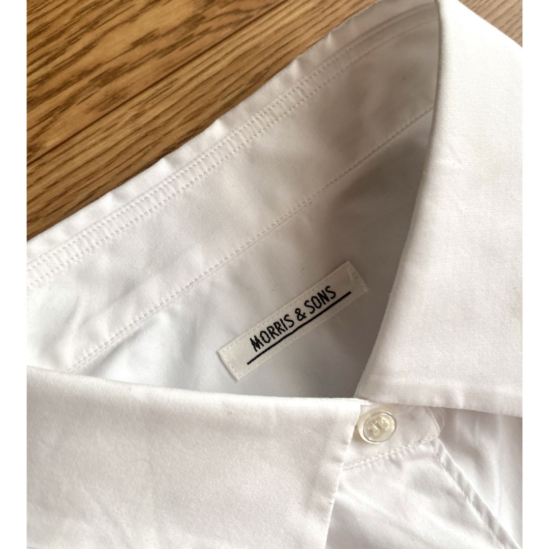 MORRIS & SONS(モリスアンドサンズ)のMORRIS&SONS ポケット付 レギュラーカラー シャツ 日本製 Bshop レディースのトップス(シャツ/ブラウス(長袖/七分))の商品写真
