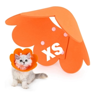 エリザベスカラー 猫 犬 ソフト 軽量 防水 傷舐め防止 引っ掻き防止 XS(猫)