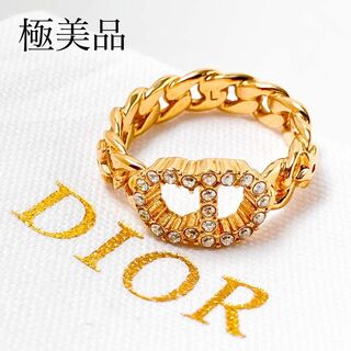 クリスチャンディオール(Christian Dior)の【美品】ディオール dior CD リング 指輪 ゴールド レディース SB44(リング(指輪))