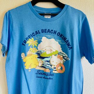 サンリオ(サンリオ)の【新品未使用】サンリオ はぴだんぶい イオン九州 ご当地Tシャツ 沖縄(Tシャツ(半袖/袖なし))