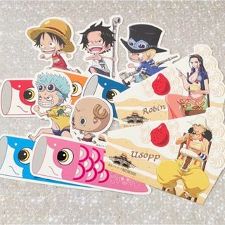 ワンピース(ONE PIECE)のワンピース　麦わらストア　しおり　購入特典(ノベルティグッズ)