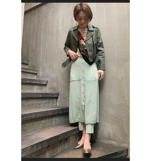 アメリヴィンテージ(Ameri VINTAGE)のアメリヴィンテージ　LEGGINGS SET KNIT SKIRT ミント(その他)