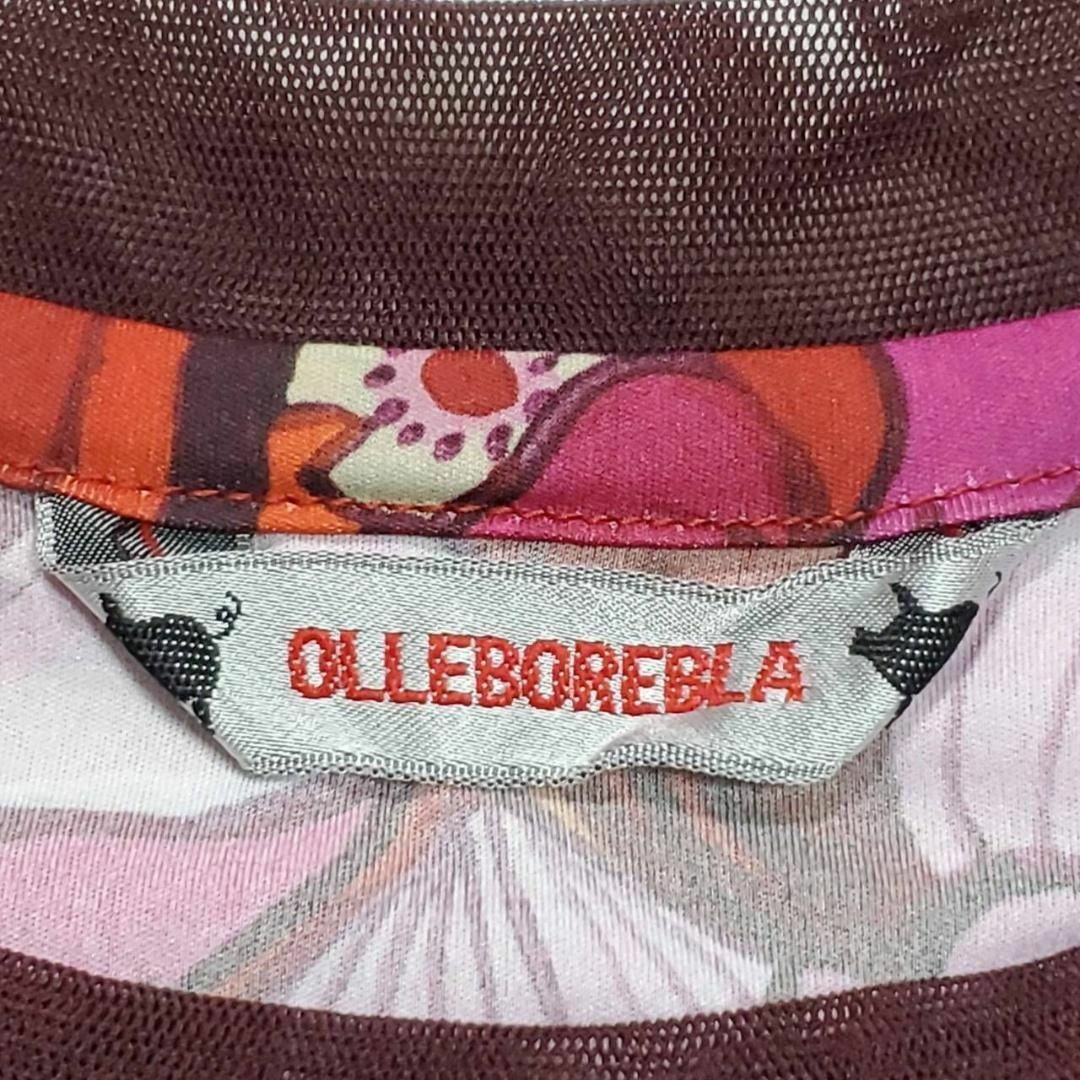 ALBEROBELLO(アルベロベロ)の極美品 XL アルベロベロ ワンピース 赤系 花柄 大きいサイズ 日本製 春夏 レディースのワンピース(ひざ丈ワンピース)の商品写真