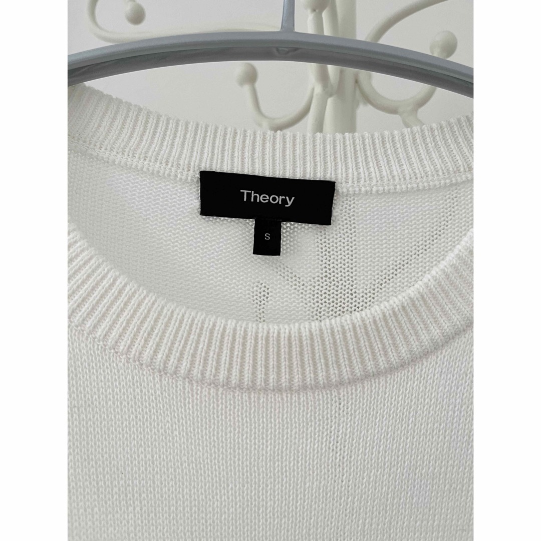 theory(セオリー)の未使用　Theory コットン100％シアー感たっぷりサマーニット レディースのトップス(ニット/セーター)の商品写真