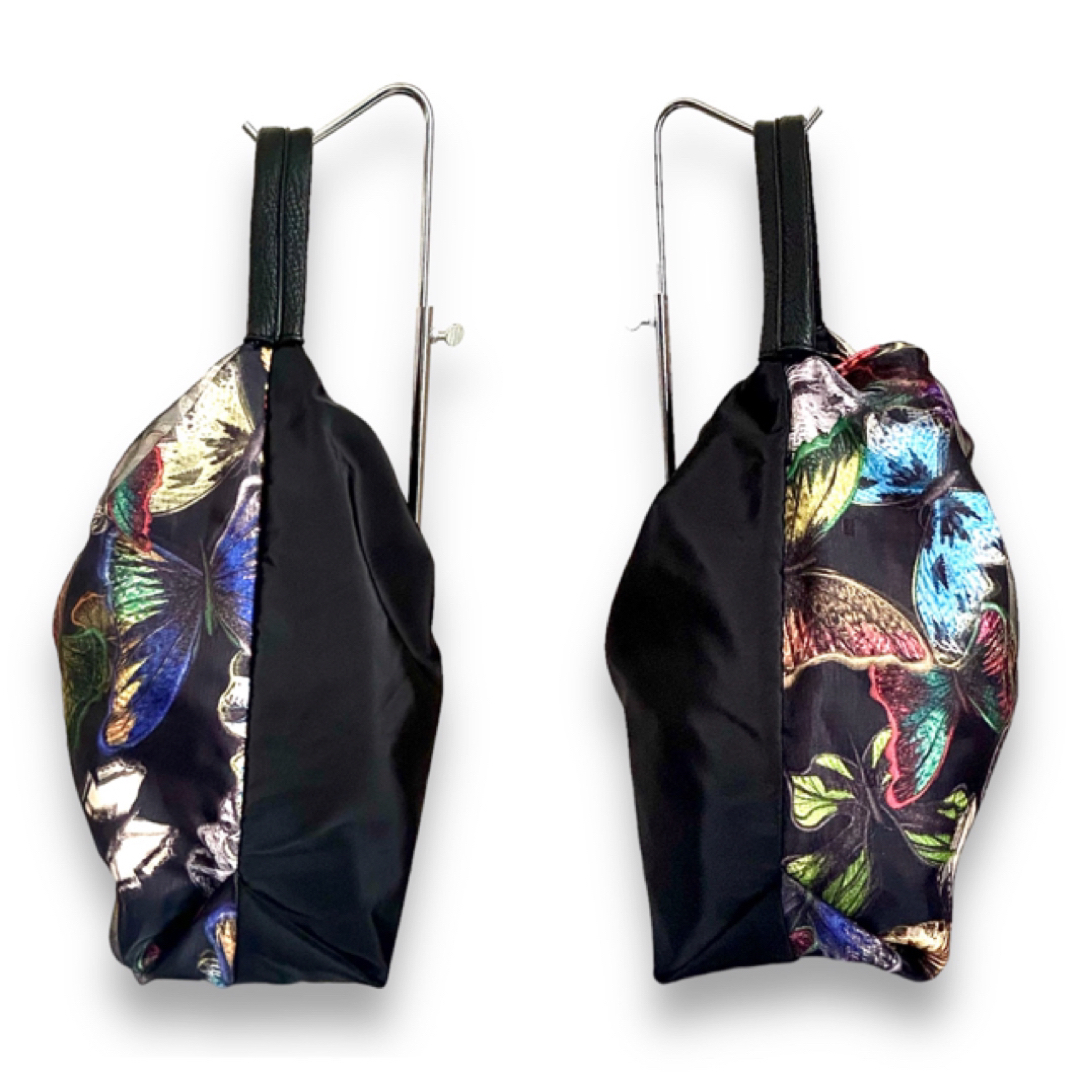 ThreeFourTime(スリーフォータイム)のスリーフォータイム チュール生地 蝶々柄 ワンショルダー トートバッグ レディースのバッグ(トートバッグ)の商品写真