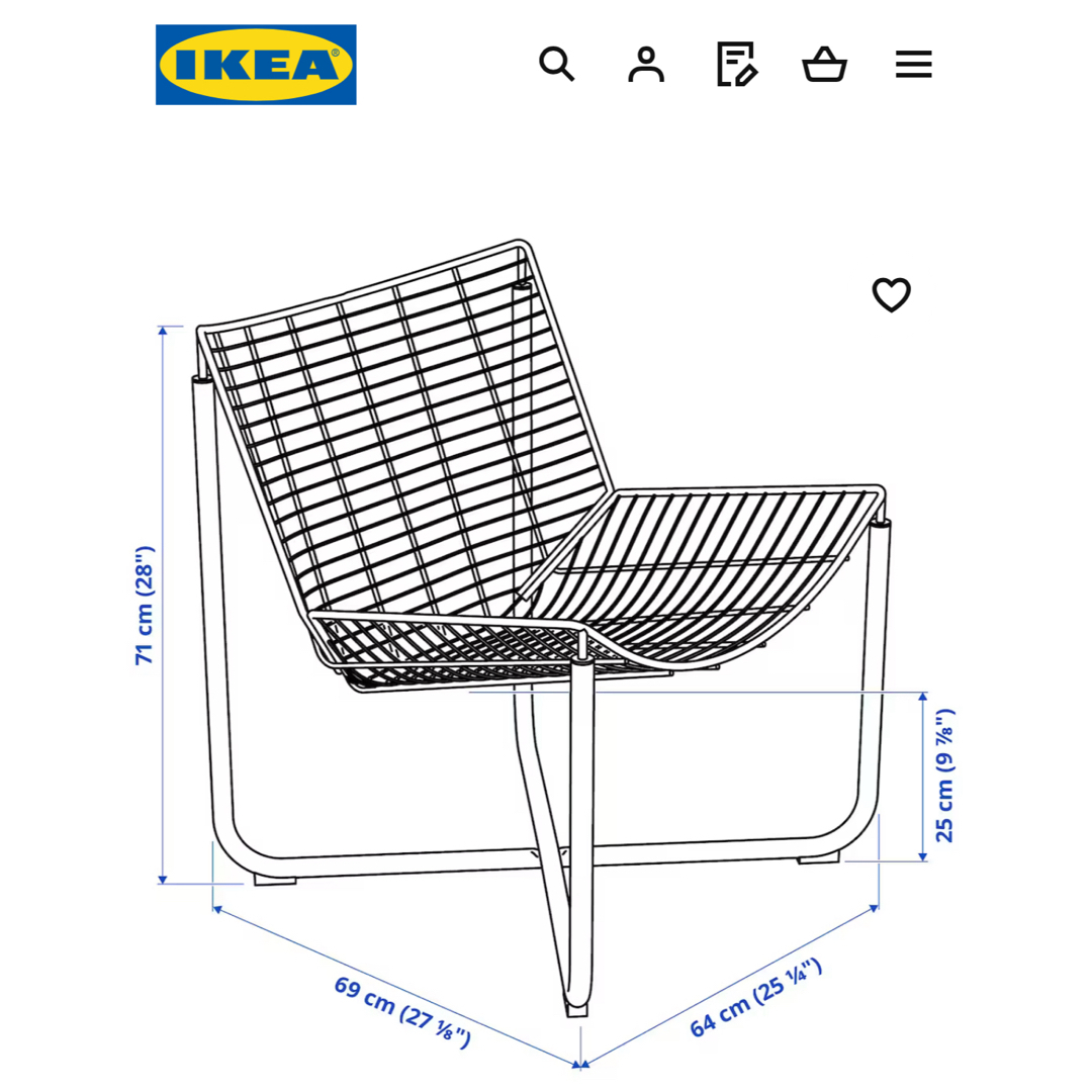 【美品】IKEA オレンジ完売品　スコールボダ　未使用品送料込み‼️ インテリア/住まい/日用品の椅子/チェア(ロッキングチェア)の商品写真