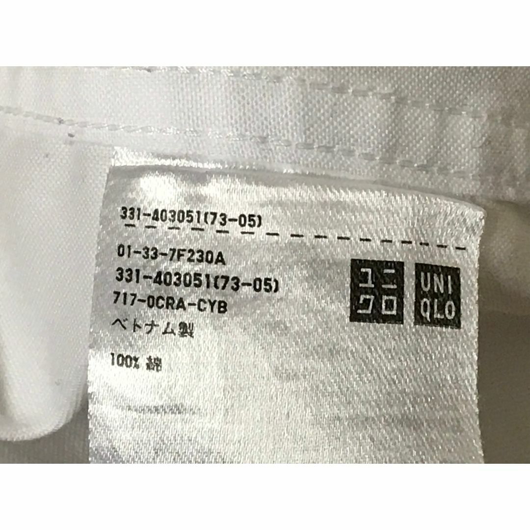 UNIQLO(ユニクロ)のセット UNIQLO ユニクロ 長袖 ワイシャツ メンズ M ホワイト シャツ メンズのトップス(シャツ)の商品写真