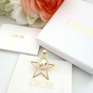 Dior - ディオール☆★アシンメトリー スターバック☆パール☆ピアス☆片耳のみ