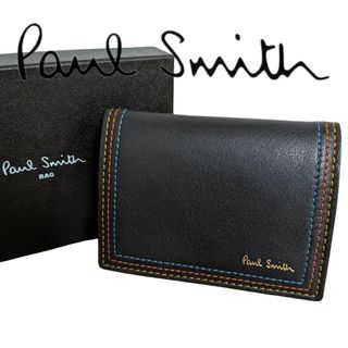 Paul Smith - 新品未使用 ポールスミス 二つ折り財布(ブラック)の Paul Smith - 新品未使用 ポールスミス 二つ折り財布(ブラック)の
