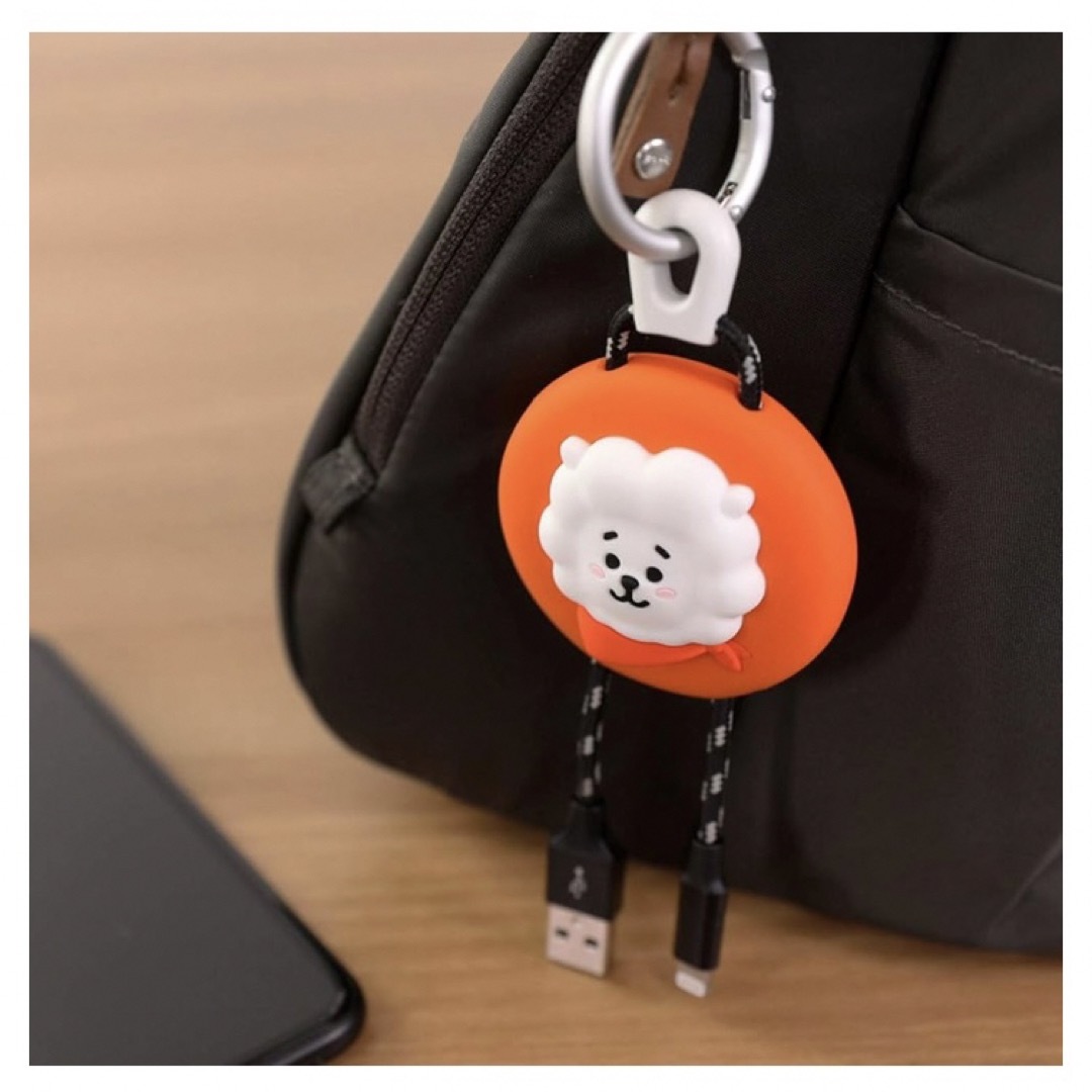 防弾少年団(BTS)(ボウダンショウネンダン)のBTS RJ 充電ケーブル iPhone 動作確認済み エンタメ/ホビーのタレントグッズ(アイドルグッズ)の商品写真