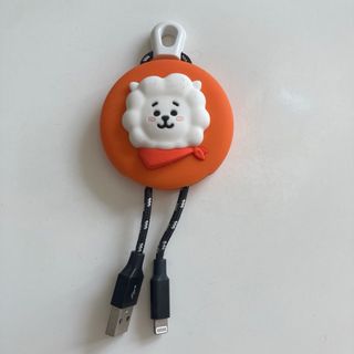 ボウダンショウネンダン(防弾少年団(BTS))のBTS RJ 充電ケーブル iPhone 動作確認済み(アイドルグッズ)