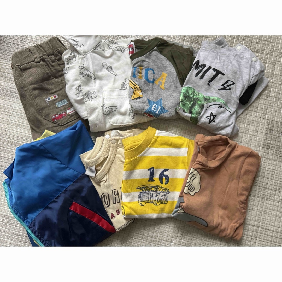 90 まとめ売り 8点 キッズ/ベビー/マタニティのキッズ服男の子用(90cm~)(Tシャツ/カットソー)の商品写真