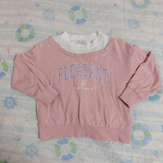 カットソー　トレーナー　130　女の子　匿名配送　　ピンク(Tシャツ/カットソー)