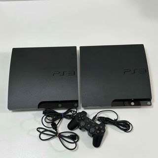 プレイステーション3(PlayStation3)のPS3  2台CECH 3000A/CECH-2000A 動作品　コントローラー(家庭用ゲーム機本体)