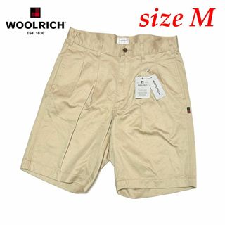 ウールリッチ(WOOLRICH)の新品　定価19800円　Mサイズ　ウールリッチ　2P　チノ ショート ベージュ(ショートパンツ)