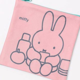 ミッフィー(miffy)の新品☆ミッフィーシンプルラインスクエアポーチ(ポーチ)