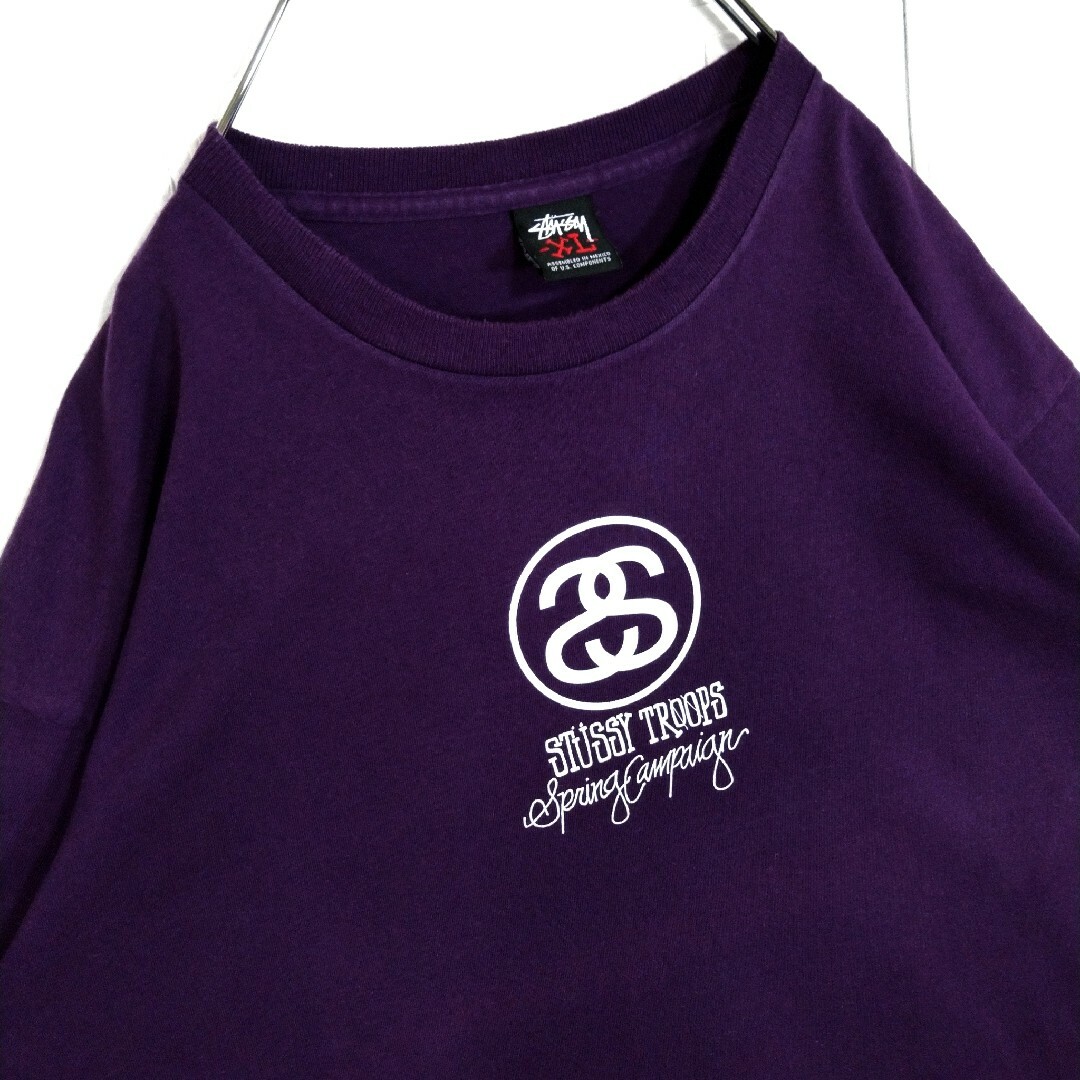 STUSSY(ステューシー)の【STUSSY】00s'ヤギスカル SSリンクロゴ　ビッグシルエット　Tシャツ メンズのトップス(Tシャツ/カットソー(半袖/袖なし))の商品写真