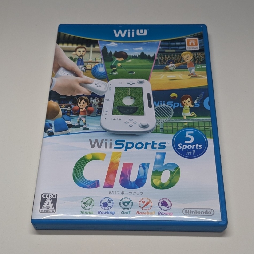 Wii U(ウィーユー)の【中古】Wii Sports Club Wii U エンタメ/ホビーのゲームソフト/ゲーム機本体(家庭用ゲームソフト)の商品写真