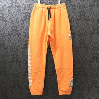 Chrome Hearts - クロムハーツ【CHROMEHEARTS】matty boy/マティボーイ/PPO LINK BUILD SWTPANTS/プリントスウェットパンツ/オレンジ/Lサイズ【中古】111870