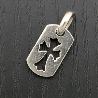 クロムハーツ(Chrome Hearts)のクロムハーツ 【CHROMEHEARTS】【タイニー】 ドッグタグ / カットアウトクロス/2.81ｇ【中古】121201(その他)