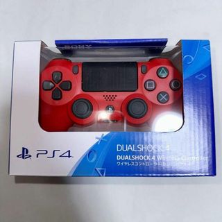 プレイステーション4(PlayStation4)の新品未開封 PS4 DUALSHOCK4 マグマレッド CUH-ZCT2J11(その他)