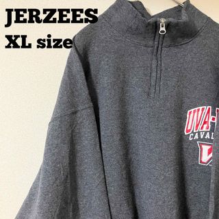 ジャージーズ(JERZEES)のJERZEES スウェット トレーナー XLサイズ　ＵＳＡ　古着　グレー(スウェット)