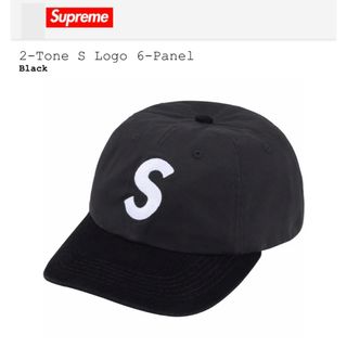 シュプリーム(Supreme)のSupreme 2-Tone S Logo 6-Panel BLACK(キャップ)