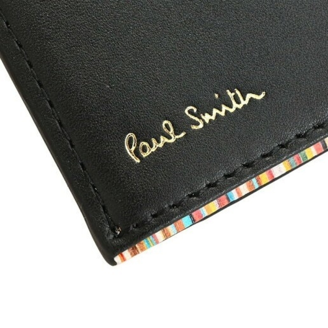 Paul Smith(ポールスミス)のポールスミス 定期入れ パスケース マルチカラーストライプ カード入れ ブラック メンズのファッション小物(名刺入れ/定期入れ)の商品写真